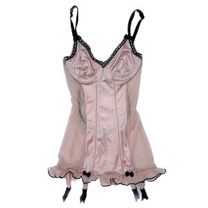 Vintage y2k 2002 Victoria’s Secret Ballet Pink Fairy Grunge Lingerie Outfit